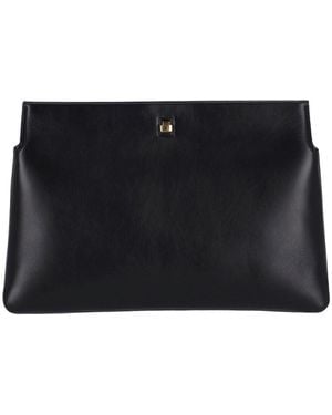 Phoebe Philo Lambskin Pouch - Black