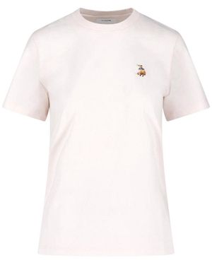 Maison Kitsuné T-Shirt “Dreaming Fox” - Pink