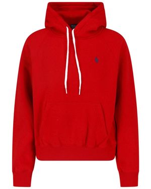 Polo Ralph Lauren Hoodie Logo - Red