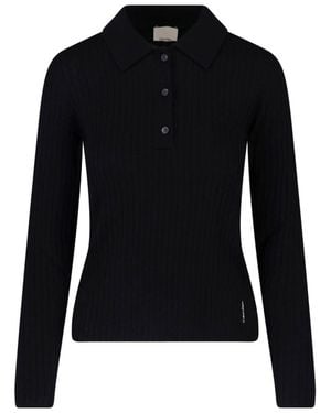 Calvin Klein Wool Polo - Black