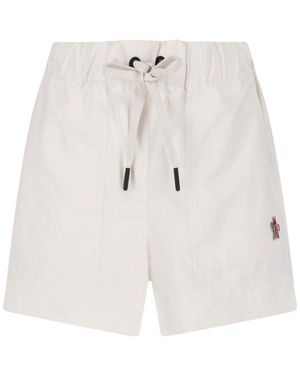 Moncler Lightweight Natural Trousers - White