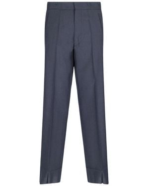 Prada Trousers Mohair - Blue