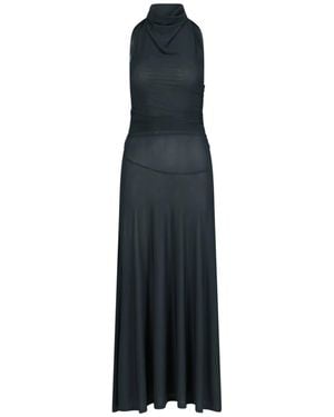 Paloma Wool Abito Maxi Halter - Blu