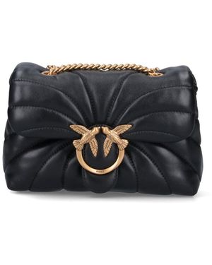 Pinko Mini Bag "love Puff Butterfly" - Black