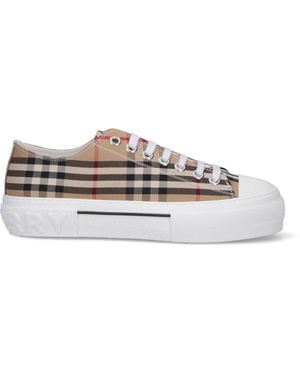 Burberry Sneakers "Check" - Bianco