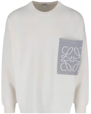 Loewe Jumper "Anagram" - White