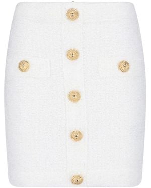 Balmain Short Skirts - White