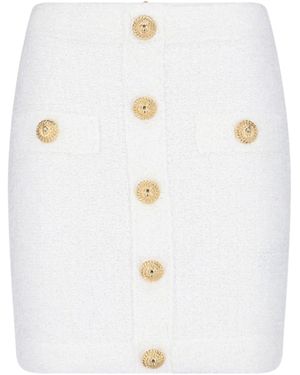 Balmain Short Skirts - White