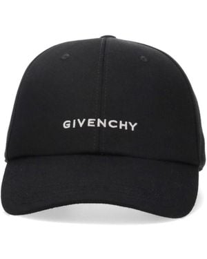 Givenchy Cappello Baseball Logo - Nero