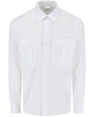 Aspesi Button-Down Shirt With Structured Collar - White