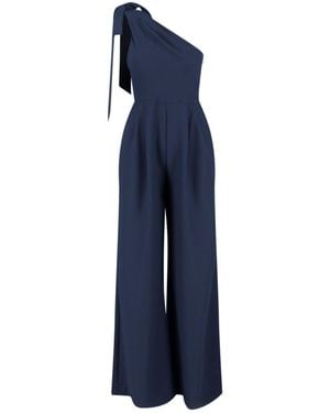 Ralph Lauren One Shoulder Jumpsuit - Blue
