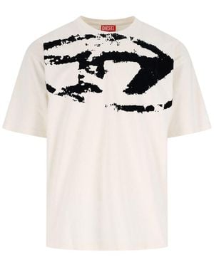 DIESEL "T-Boxt-N14" T-Shirt - White