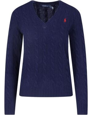 Polo Ralph Lauren Logo Sweater - Blue
