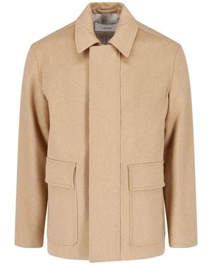 Lardini Virgin Wool Jacket - Natural