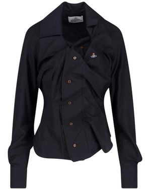 Vivienne Westwood Drunken Shirt - Blue