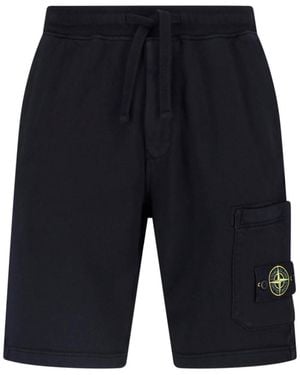 Stone Island Sport Shorts "Compass" - Blue