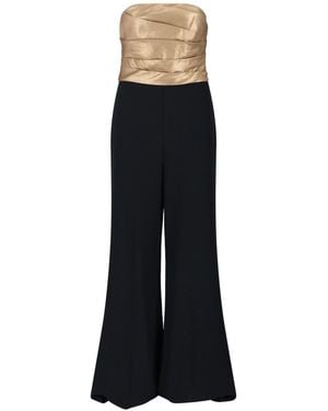 Ralph Lauren Jumpsuit Dress With Bow - Blue