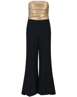 Ralph Lauren Jumpsuit Dress With Bow - Blue