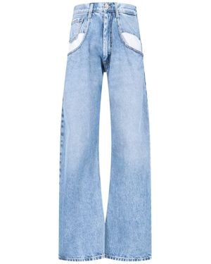 Maison Margiela Four Stitches Straight Jeans - Blue