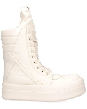 Rick Owens High-Top Sneakers "Mega Geobasket" - Natural