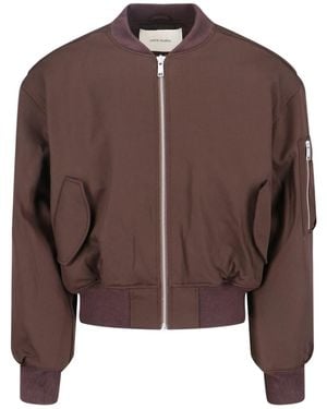 Entire studios Zip Bomber Jacket - Brown