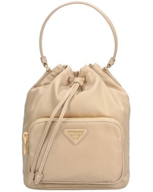 Prada Bucket Bag "Duet" - Natural