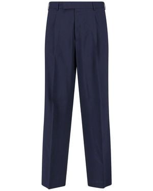PT Torino Wool Trousers - Blue