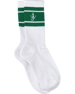 JW Anderson Logo Socks - Green