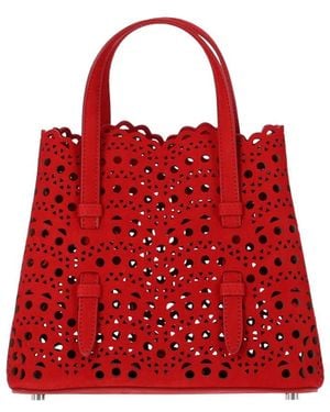 Alaïa Tote Bag “Mina 20” - Red