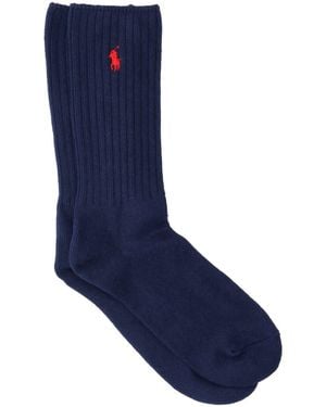 Polo Ralph Lauren Logo Socks - Blue