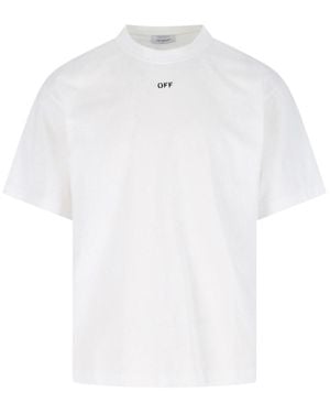 Off-White c/o Virgil Abloh "vibe Arrow" Logo T-shirt - White