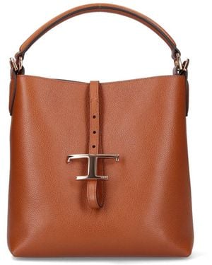 ハンドバッグ TOD'S T Bucket bag 楽天市場】TODS トッズ T TIMELESS Bucket Bag Tタイムレス