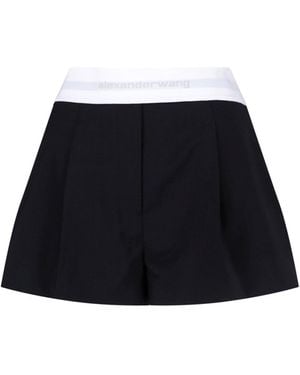 Alexander Wang Wool Shorts - Black
