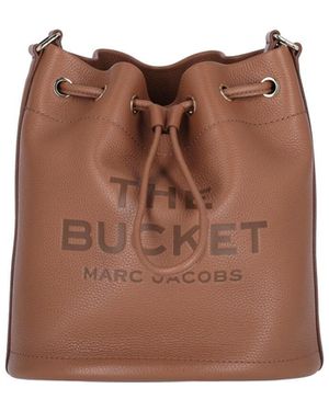 Marc Jacobs The Large Leather Bucket Bag - Brown