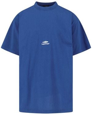 Balenciaga '3B Sports Icon' T-Shirt - Blue