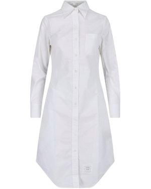 Thom Browne Dresses Cotton - White