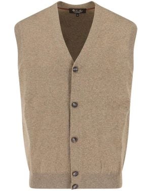 Loro Piana Cashmere Vest - Natural