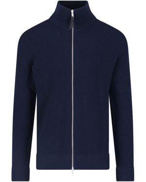 Maison Margiela Zip Sweater - Blue