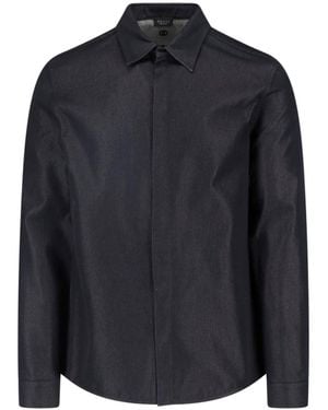 Gucci Cotton And Silk Shirt - Blue