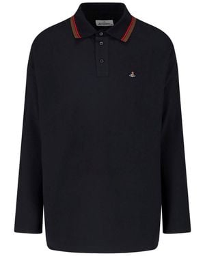 Vivienne Westwood Cotton Piqué Polo - Blue
