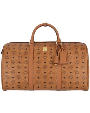 MCM Ottomar Weekender Bag - Brown