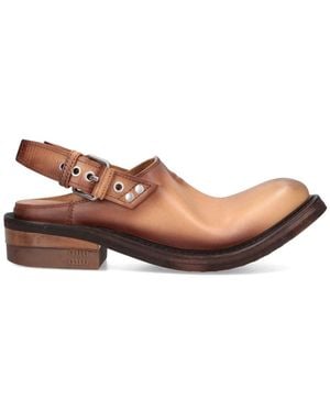 Miu Miu Clog "Foule" - Brown