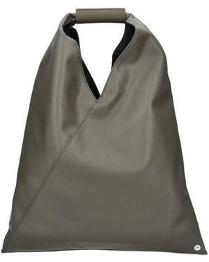 MM6 by Maison Margiela Mini Tote Bag "Japanese" - Grey