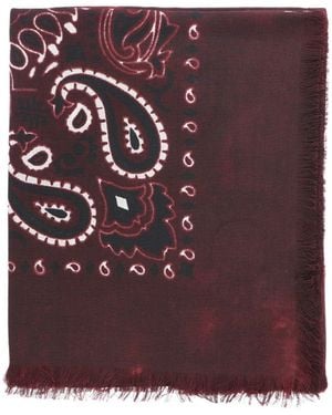 Destin Wool Scarf "Jil" - Purple