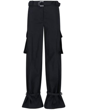 The Attico Cargo Pants - Blue