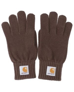 Carhartt Logo Gloves - Brown