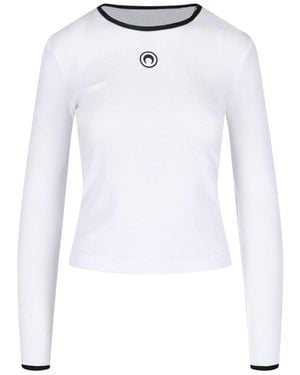 Marine Serre 'Moon' T-Shirt - White