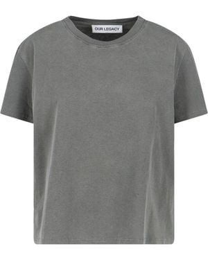 Our Legacy T-Shirts And Polos Cotton - Grey