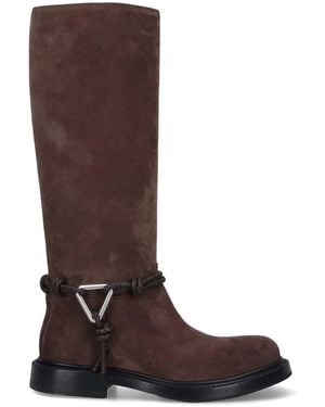 Bottega Veneta 'James Knot' Boots - Brown