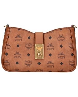 MCM Small Shoulder Bag "Tracy" - White